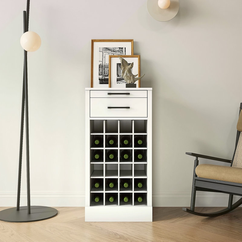 Buffet brun modulaire 24 pièces, Blanc