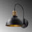 Stylish Wall Lamp, Black & Antique Finish, 10.6 x 10.6 x 14.2 Inches | Durable Metal Body, E 27 Socket, Max 15 W | Perfect for Bohemian, Industrial & Scandinavian Decor | Modern Lighting Solution for Home-918447981