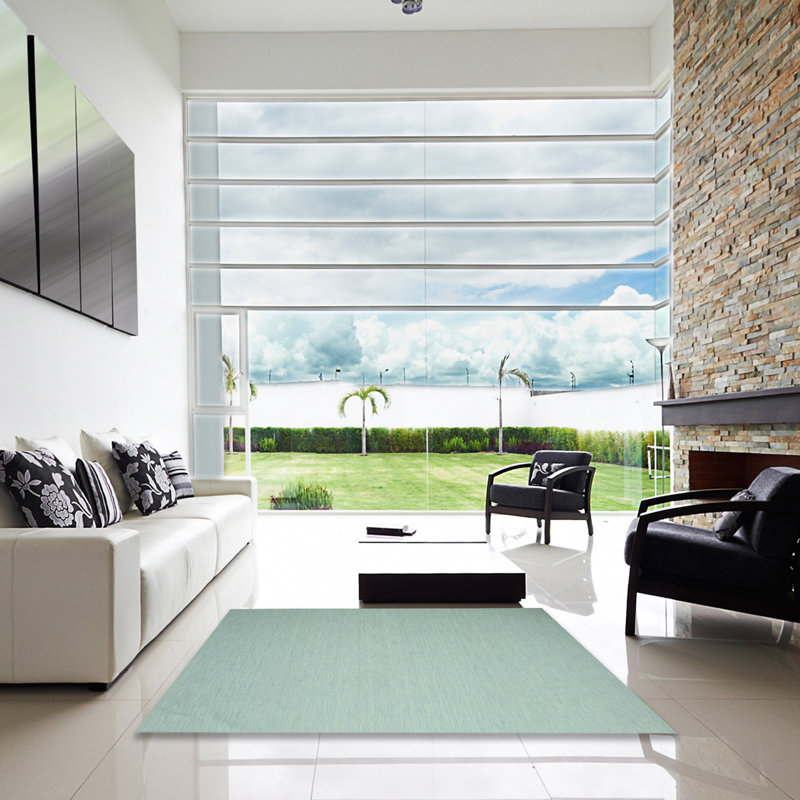Tapis gris zone contemporaine, Carré 4 pi