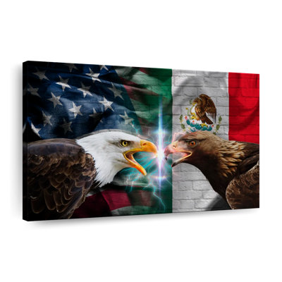 American Allies Flags Canvas Print