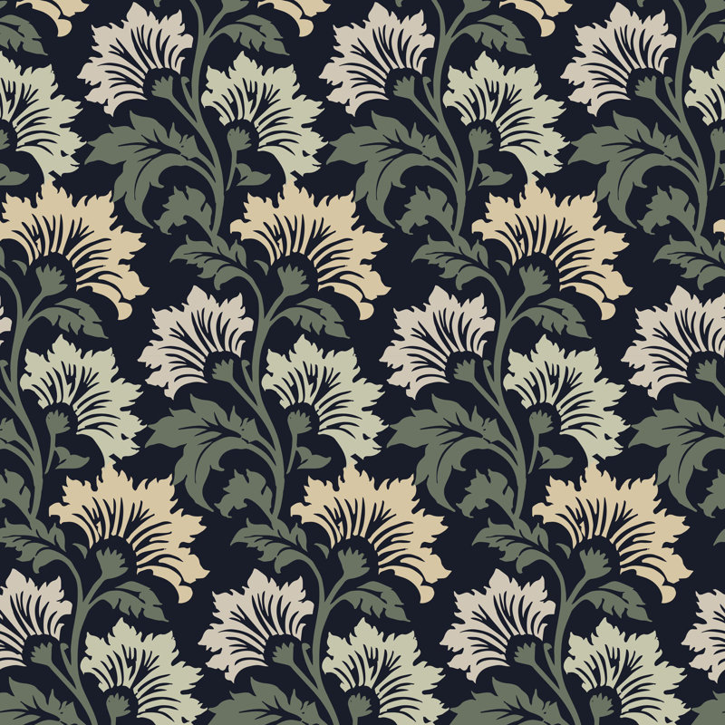 Wildflower - Forest Shade Botanical Wallpaper