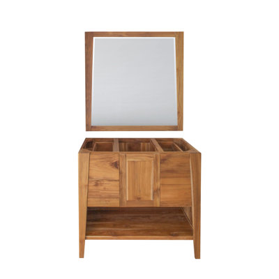 Comptoir de meuble-lavabo simple 21 "brun