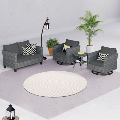Ensemble de mobilier d'extérieur 7 pièces