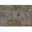 Tapis de couloir indien argenté à motif floral Oushak 3 x 8