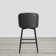 Brendaly Swivel Upholstered Counter Stool with Metal Frame