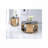 Gold Finish Coffee Table