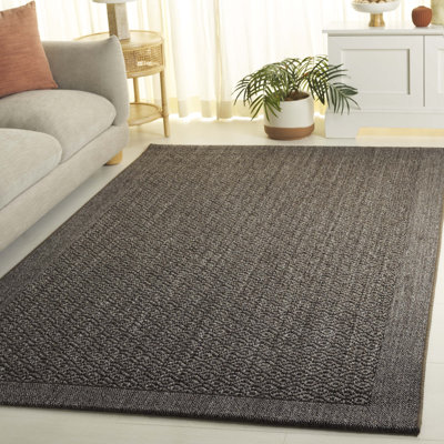 Tapis en sisal tissé jacquard Palm Beach