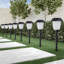 Solar Powered Integrated LED Metal Pathway Light Pack-2059385490