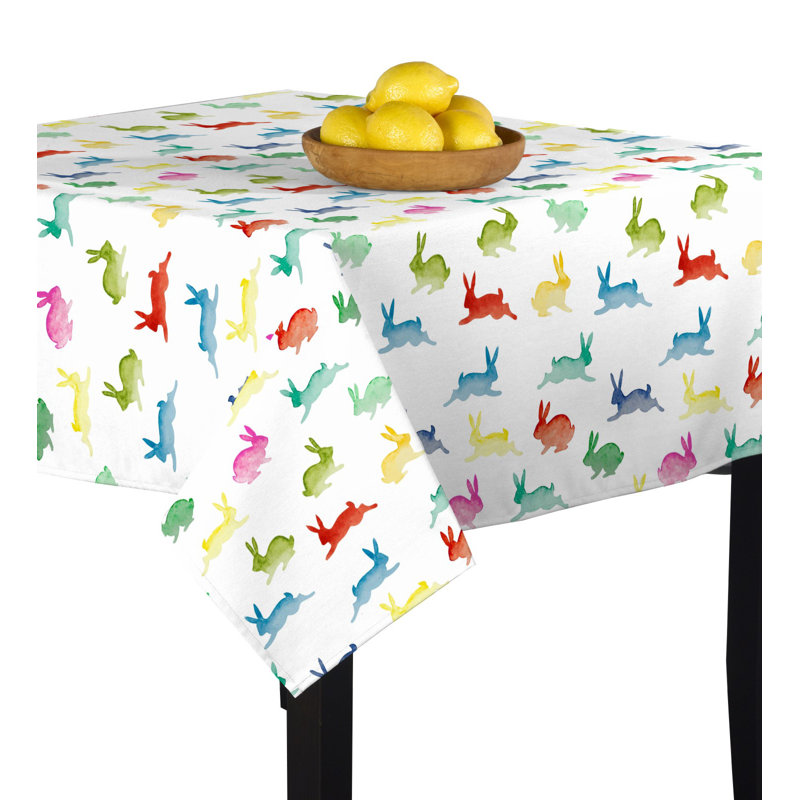 Sisco Geometric Square Easter Tablecloth, 54" x 54"