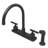 Kingston Brass Claremont Two-Handle 8" Centerset Kitchen Faucet-11173679-11272154