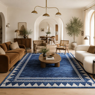 Tapis lavable Geometic Border