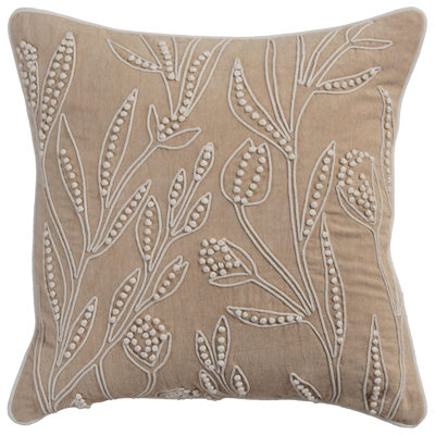 100% Cotton Throw Pillow