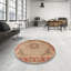 Laine orientale rouge/beige Sanjay Tapis décoratif-1767983426
