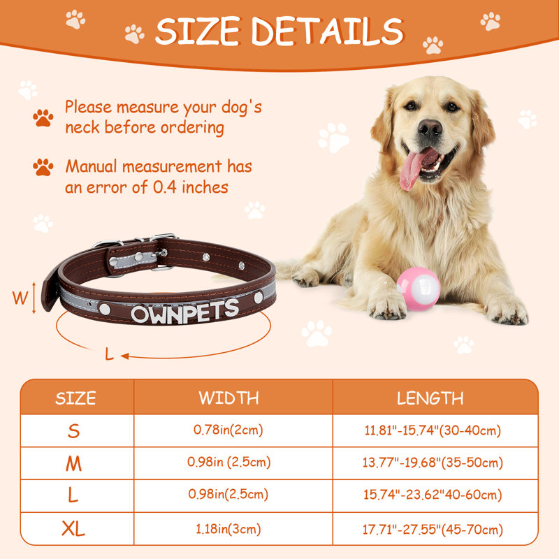 Collier ajustable pour chien en microfibre