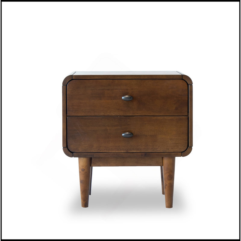 Table de chevet de style moderne Mid-Century