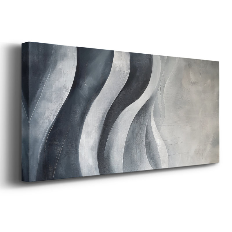 Toile tendue avec châssis 10 # Abstract Series, H 16 po x l 40 po