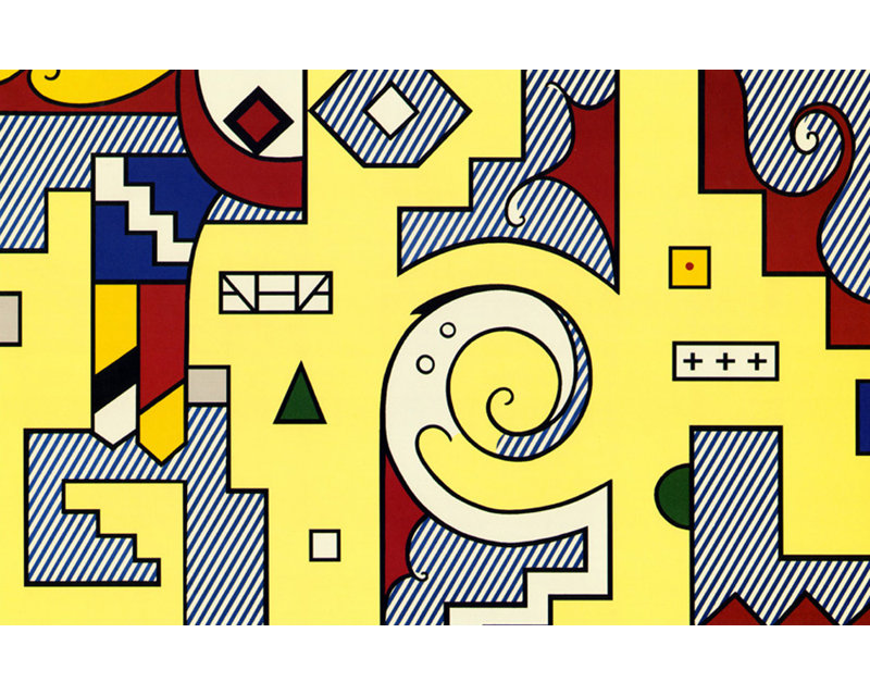 Composition amérindienne II, 1980, H 12 po x l 18 po