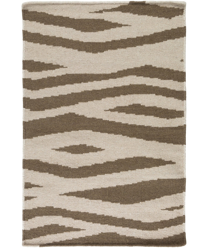 Araliya Wool Geometric Indoor Rug, Rectangle 3'6" x 5'6"
