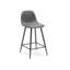 Akasya Upholstered Counter Stool with Metal Frame