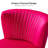 Euclid Velvet Accent Chair with Metal Legs-364237319