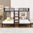 Metal Bunk Bed With Shelves And Slats-238712824