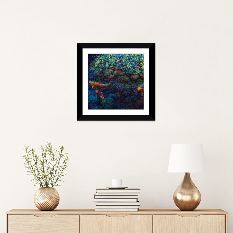 « limerance », reproduction sur toile, Papier beaux-arts encadré noir, H 24 po x l 24 po x P 1 po, Blanc