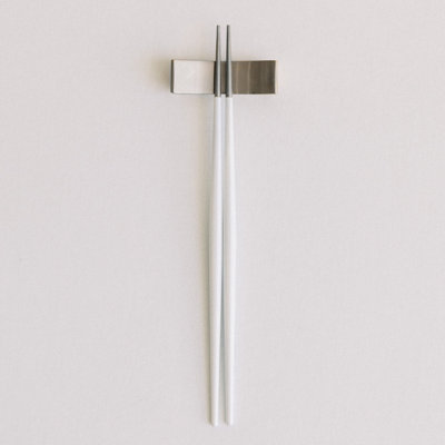 Borrowed Blu Luna 2 Piece 18/10 Stainless Steel Flatware Set In Brushed White,silver