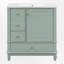 Ensemble de meuble-lavabo simple 30 po avec plateau en céramique-114193899