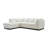 Perth G00239B-SC Sectional(Ottoman Not Include), White