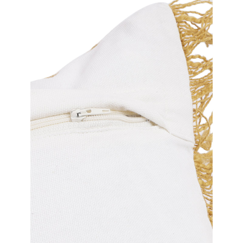 Cerryn Embroidered Cotton Pillow Cover