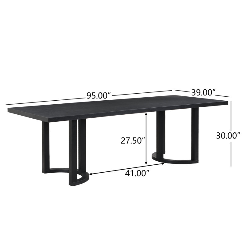 Brodi 7-Piece Dining Set, Black