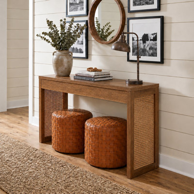 Brandasia Weave Hall Console Table/Desk