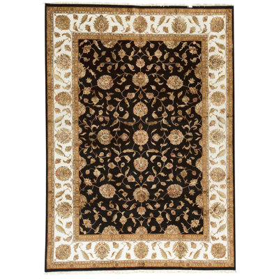 Tapis rectangulaire noué à la main