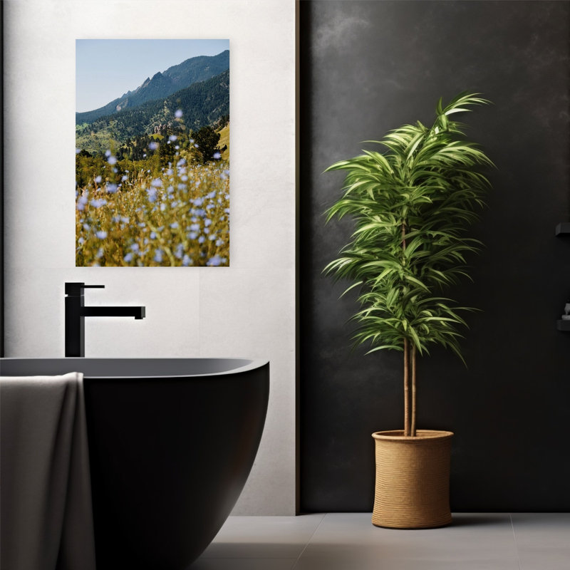 Contemporary Art Delicate Abstract Contemporary Landscape Nature Wall Art 1 Piece Wrapped Canvas Wall Art