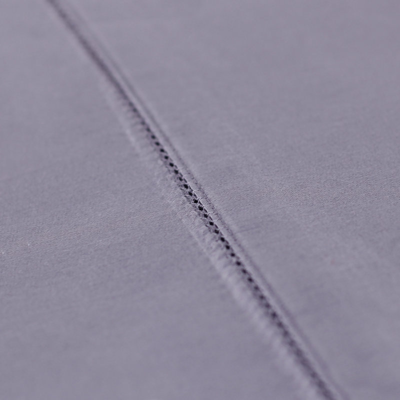 Barbe Sheet Set, Twin Sheet Set + Fitted Sheet + 1 Pillowcase, Amethyst