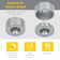 PureVue Mini Under Cabinet LED Puck Light, Flat, 3000K