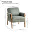 Faux Leather Armchair-128823868