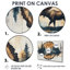 Geon Canadian Moose Into The Forest II - Moose, reproduction d'art sur toile encadrée-1418504487-1418504472-1418504484