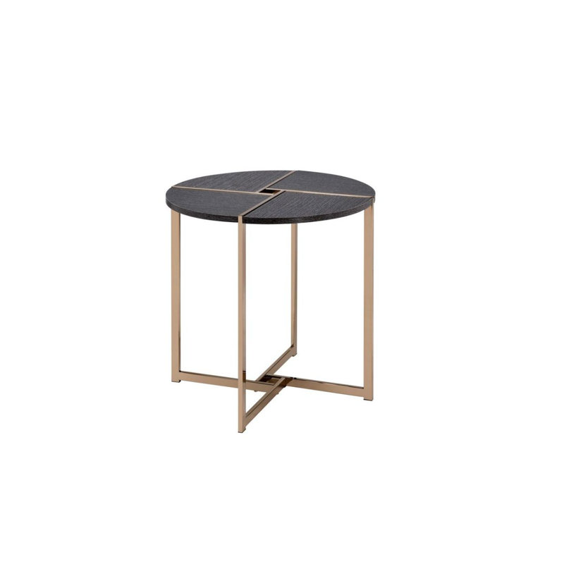 Round Marble End Table