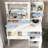 Vanity Desk With Mirror, Dressing Table With Large Drawer, Adjustable Lighting Modes, Vanity Table Ideal For Bedroom-866498918