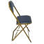 Fauteuil pliant de style Fritz avec sièges rembourrés en vinyle-904857455