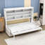 Lit escamotable avec canapé confortable intégré, éclairage DEL et tablettes Murphy-1609125519