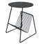 Pangea Home Gazette Lucillie Sled End Table with Storage- Side Table – Modern Accent End Table for Living Room, Bedroom, or Lounge Spaces- Black Side Table-678575534