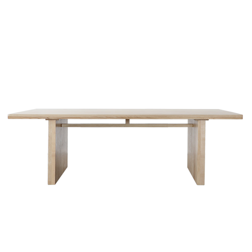 Waagy Modern simple solid wood rectangular dining table | Wayfair