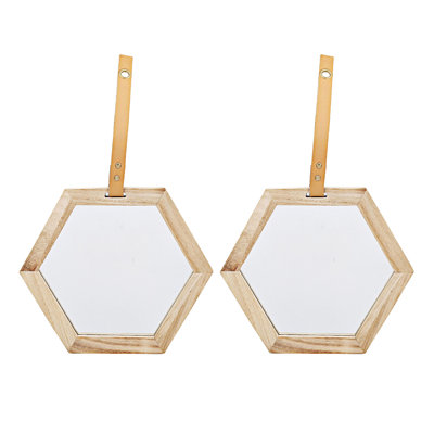 Harlan Hexagon Mirror 2 Pieces