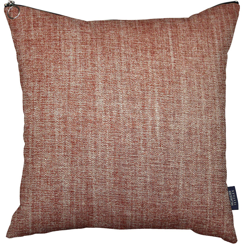 Square Throw Cushion, Burnt Orange