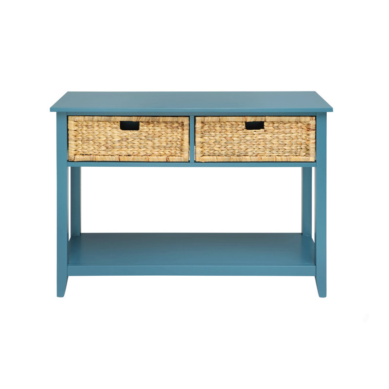 Flavius Teal Finish Console Table