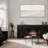 Muted Coastal Beach Serene Modern Neutral Extra Large Pictures Framed Canvas Print Wall Art-107118382-111666021