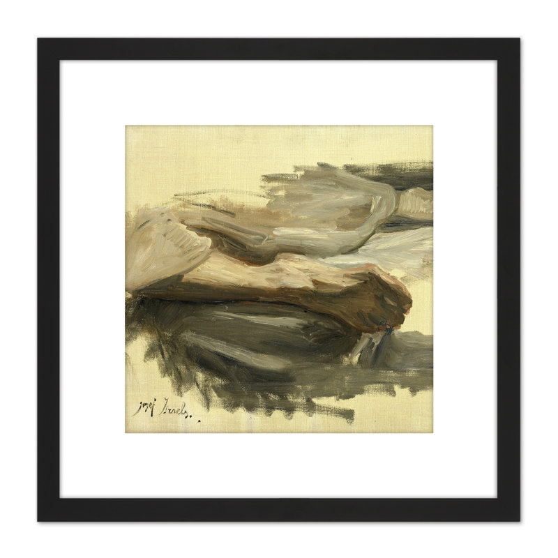 Study For Saul's Legs by Jozef Israëls - Single Picture Frame Painting