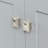 Ariel Cambridge 36 In. Right Offset Vanity With 2 In. Carrara Marble Countertop-109078780